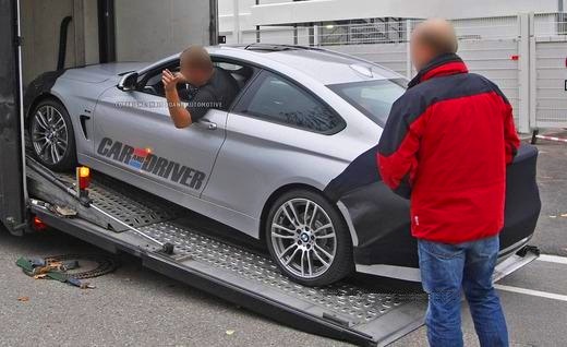 Секретные фотографии автомобиля 4 серии BMW 2014 года