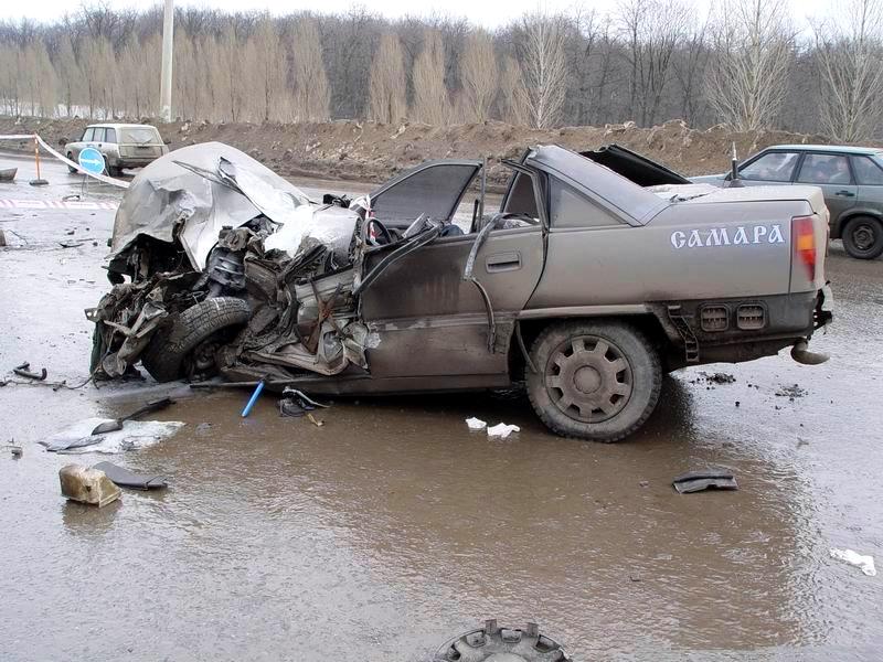 Страшные аварии на дорогах РФ